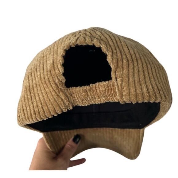 Zara Tan Corduroy Cap - Picture 4 of 5